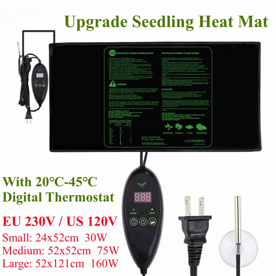 Heat Mat Seedling - 3 dimensioni aggiornamento tappetino termico per
